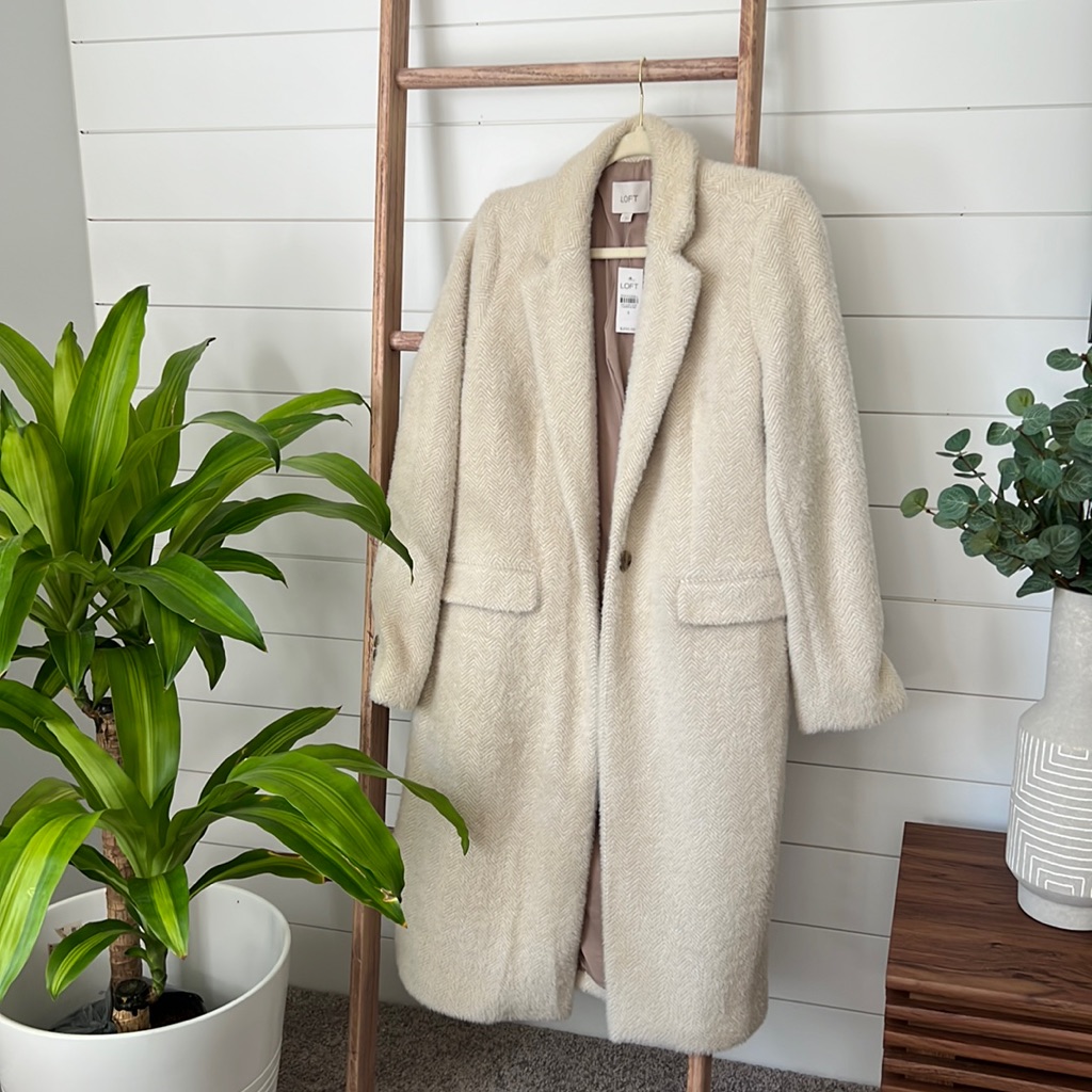Loft One Button Coat.